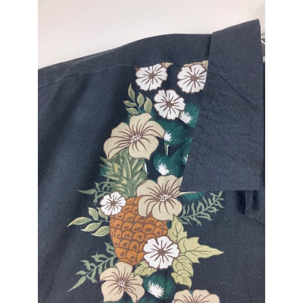 Mens Steve & Barry's Hawaiian Floral Pineapple Button Shirt XL - Picture 4 of 7
